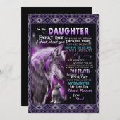 狼好きの娘に贈るパパと娘 シーズンカード (正面/裏面)