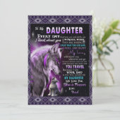 狼好きの娘に贈るパパと娘 シーズンカード (スタンド正面)