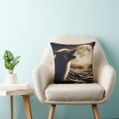 狼威厳のあるが夜に泣く。 クッション (椅子)