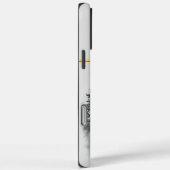 狼威厳のあるが夜明けに霧の深い山々を見回す Case-Mate iPhoneケース (裏面 / 右)