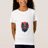 『狼威厳のあるの番人』 Tシャツ (正面)