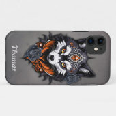 狼威厳のあるの頭は深いで仕上げた Case-Mate iPhoneケース (裏面(横))