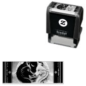 狼威厳のある頭2頭 セルフインキングスタンプ (インサイチュ)