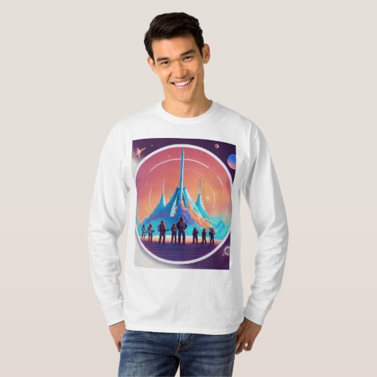 ..狼男との衝突 Tシャツ (正面フル)