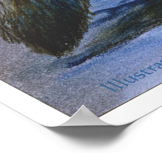 狼男と満月 ポスター (角)