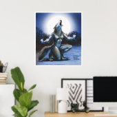 狼男と満月 ポスター (ホームオフィス)