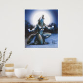 狼男と満月 ポスター (キッチン)