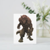 狼男はがき ポストカード (スタンド正面)