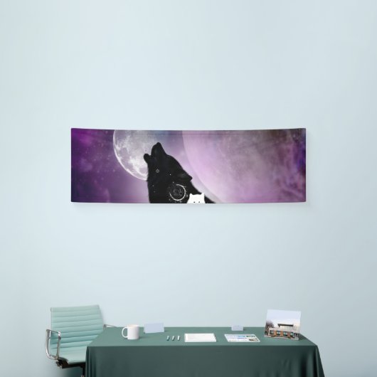 狼素晴らし 横断幕 (トレードショー)