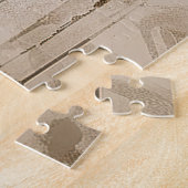 狼絵を描のパズル ジグソーパズル (側面)