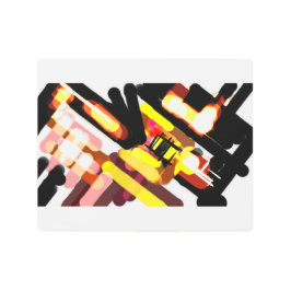 狼走夜 メタルプリント