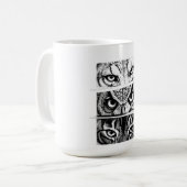 狼鷹虎の三位一体 コーヒーマグカップ (正面左)
