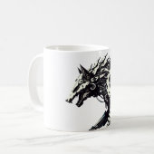 狼 マグカップ コーヒーマグカップ (正面左)