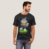 狼 野球 バット スポーツ Tシャツ (正面フル)