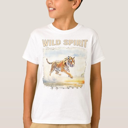 猛き虎 - Wild Spirit Tシャツ (正面)