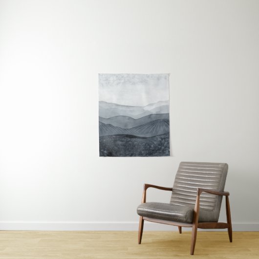 猛り狂う灰色の谷 タペストリー (インサイチュ)