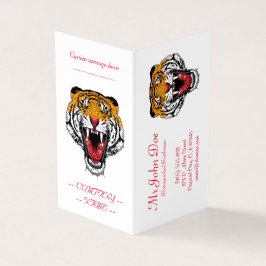 猛クール威を誇る漫画の入れ墨 名刺