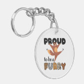 猛威誇りを持ったを振るう キーホルダー (正面左)