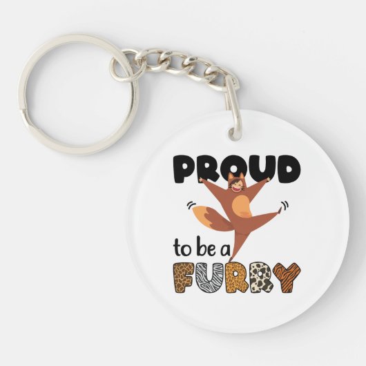 猛威誇りを持ったを振るう キーホルダー (正面)