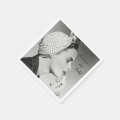 猛烈で素晴らしい40歳! スタンダードカクテルナプキン (角)