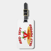 猛烈で間抜けなコショウ ラゲッジタグ (正面縦)