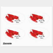 猛烈なサルサの缶詰になるラベル 楕円形シール (シート)