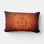 "猛烈なブリザード"の曼荼羅の枕 ランバークッション (裏面)