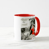 猛烈な女性 マグカップ (正面右)
