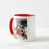 猛烈な女性 マグカップ (正面左)