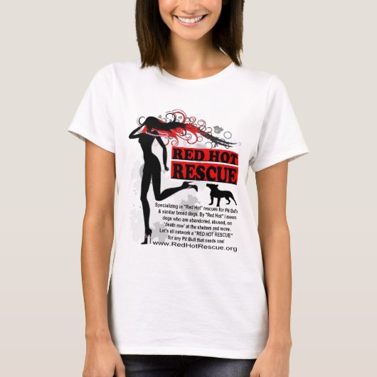 猛烈な救助のワイシャツDesgin -前部の大きいロゴ Tシャツ (正面)