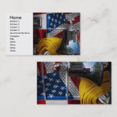 猛烈な消防士- 名刺 (正面/裏面)