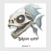 猛烈な魚が引き返される シール (シート)