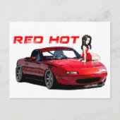 猛烈なMiata MX-5 ポストカード (正面)
