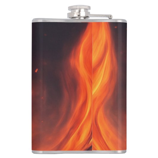 猛烈に勢いよく フラスク (裏面)