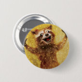 猛烈に幸せなボタン 缶バッジ (正面&裏面)