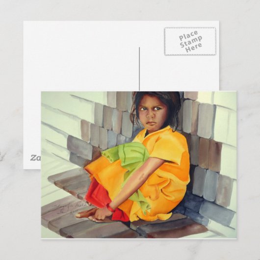 猛烈に ポストカード (正面/裏面)