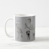 猛禽あなたの内部の恐竜のマググレッグポール コーヒーマグカップ (左)