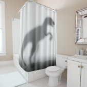 猛禽のシルエットのシルエットのシャワー・カーテン シャワーカーテン (インサイチュ)