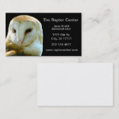 猛禽のメンフクロウのプロフィール 名刺 (正面/裏面)