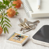 猛禽の子ネコ キーホルダー (側面)