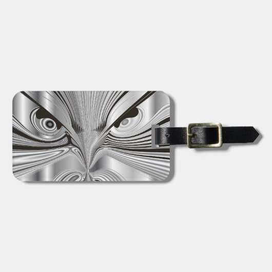 猛禽の精神の~の荷物のラベル ラゲッジタグ (正面横)