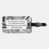 猛禽の精神の~の荷物のラベル ラゲッジタグ (裏面横)