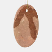 猛禽の足跡 セラミックオーナメント (右)