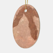 猛禽の足跡 セラミックオーナメント (左)