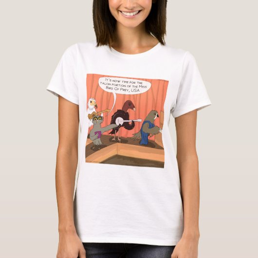 猛禽類のつめコンテスト Tシャツ (正面)