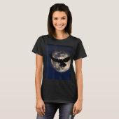 猛禽類の鳥類のゴシック様式の影 Tシャツ (正面フル)
