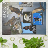 猛禽類25 キッチンタオル (折り畳み)