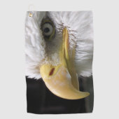 猛禽類 ゴルフタオル (正面)