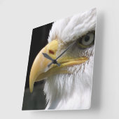 猛禽類 スクエア壁時計 (傾斜)