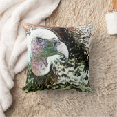 猛禽鳥類 クッション (ブランケット)